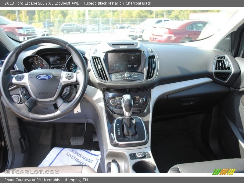 Tuxedo Black Metallic / Charcoal Black 2013 Ford Escape SEL 2.0L EcoBoost 4WD