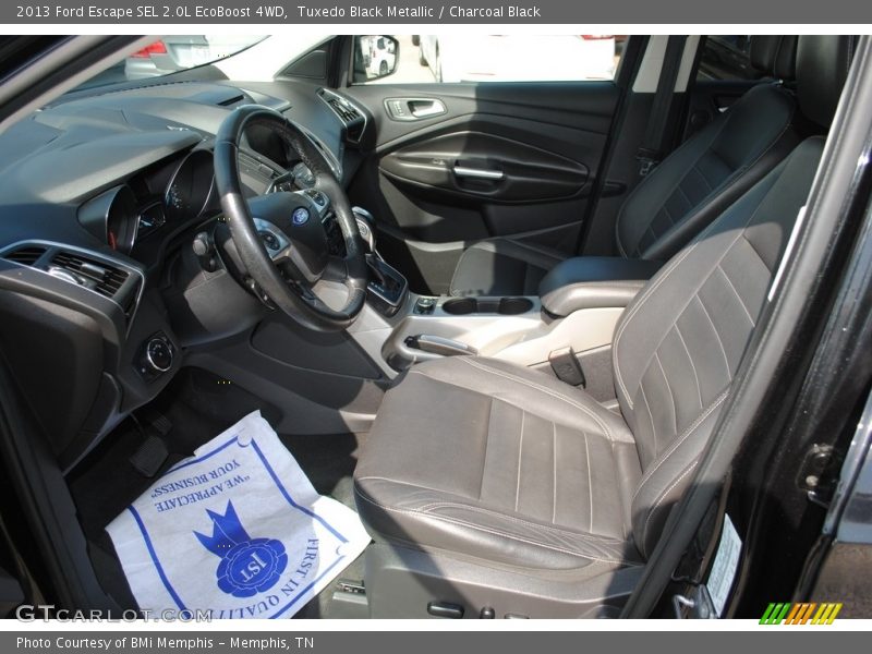 Tuxedo Black Metallic / Charcoal Black 2013 Ford Escape SEL 2.0L EcoBoost 4WD