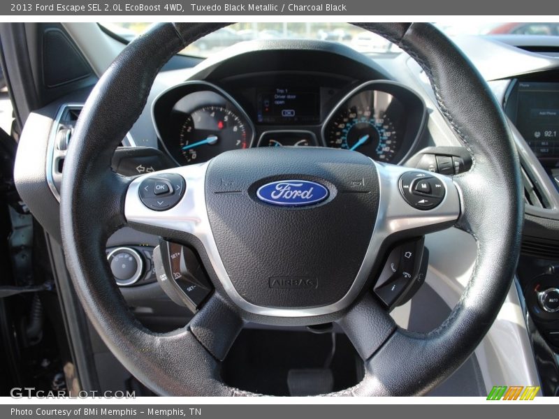 Tuxedo Black Metallic / Charcoal Black 2013 Ford Escape SEL 2.0L EcoBoost 4WD
