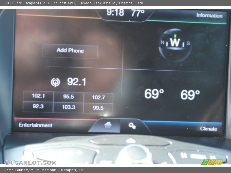 Tuxedo Black Metallic / Charcoal Black 2013 Ford Escape SEL 2.0L EcoBoost 4WD