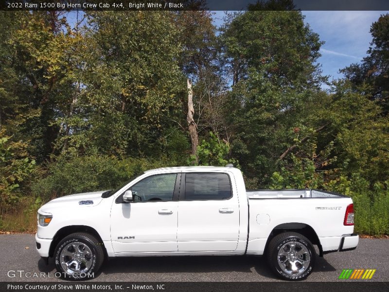 Bright White / Black 2022 Ram 1500 Big Horn Crew Cab 4x4