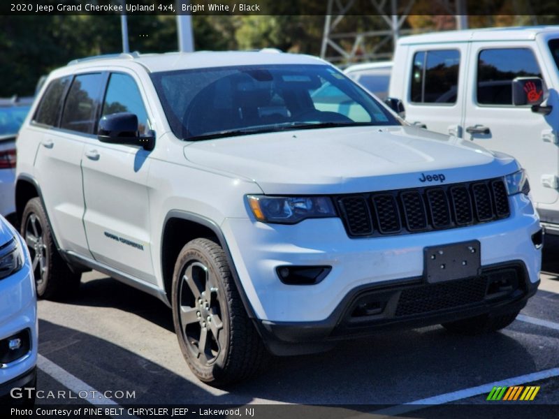 Bright White / Black 2020 Jeep Grand Cherokee Upland 4x4