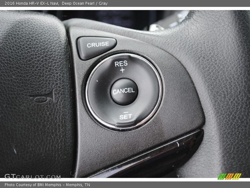 Deep Ocean Pearl / Gray 2016 Honda HR-V EX-L Navi