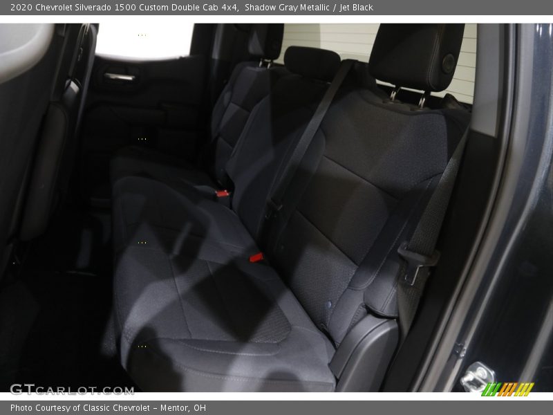 Shadow Gray Metallic / Jet Black 2020 Chevrolet Silverado 1500 Custom Double Cab 4x4