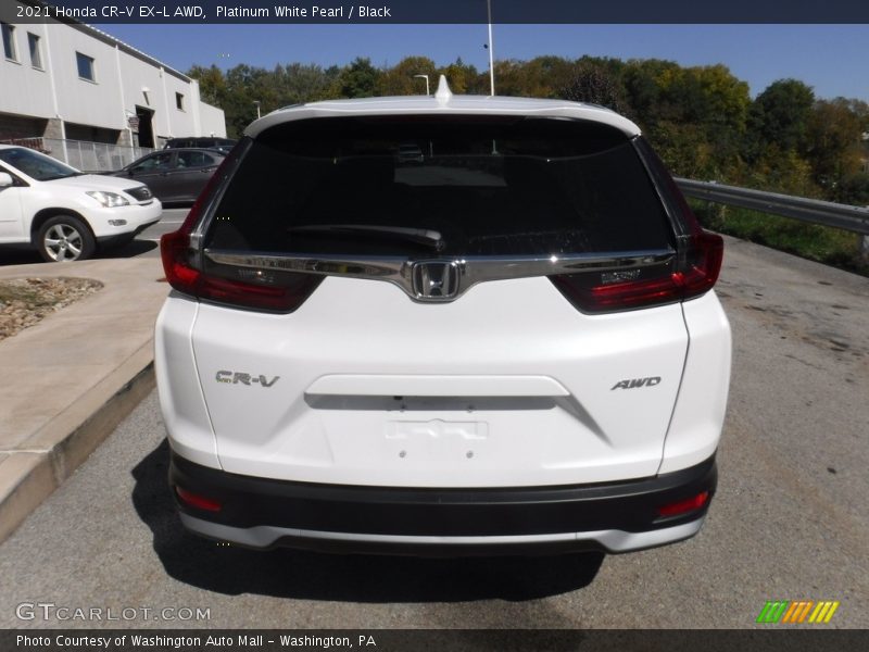 Platinum White Pearl / Black 2021 Honda CR-V EX-L AWD