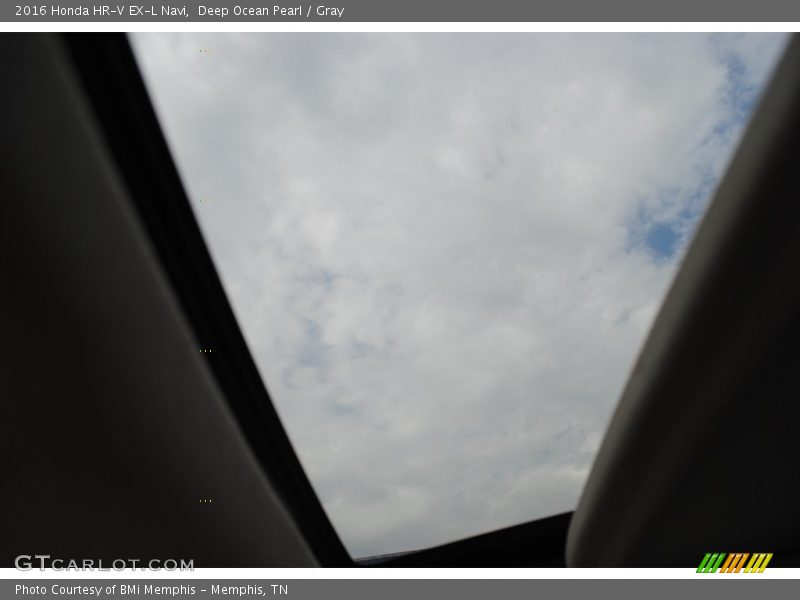 Deep Ocean Pearl / Gray 2016 Honda HR-V EX-L Navi