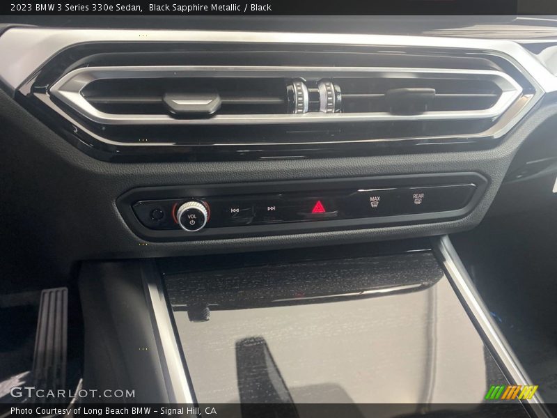 Black Sapphire Metallic / Black 2023 BMW 3 Series 330e Sedan