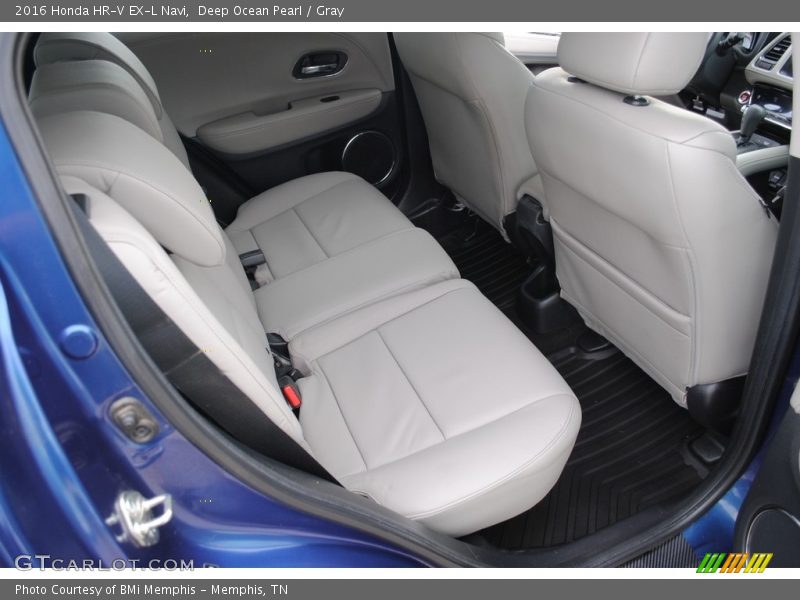 Deep Ocean Pearl / Gray 2016 Honda HR-V EX-L Navi