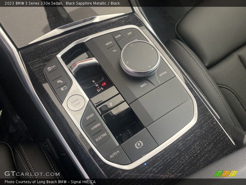 Black Sapphire Metallic / Black 2023 BMW 3 Series 330e Sedan