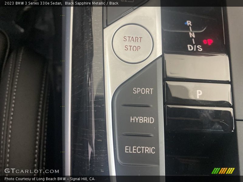 Black Sapphire Metallic / Black 2023 BMW 3 Series 330e Sedan