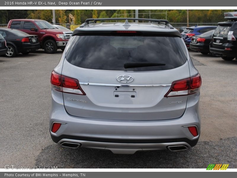 Deep Ocean Pearl / Gray 2016 Honda HR-V EX-L Navi