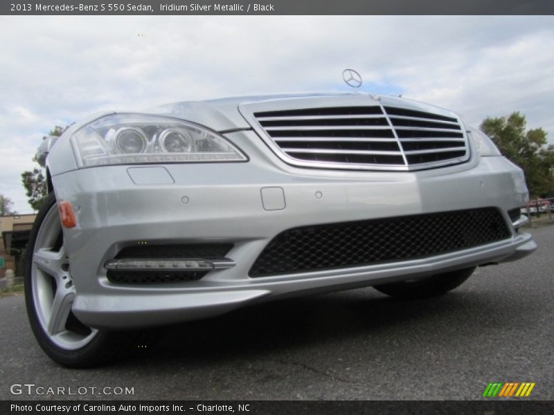 Iridium Silver Metallic / Black 2013 Mercedes-Benz S 550 Sedan