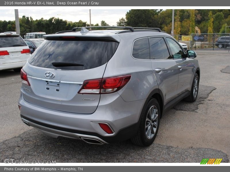 Deep Ocean Pearl / Gray 2016 Honda HR-V EX-L Navi