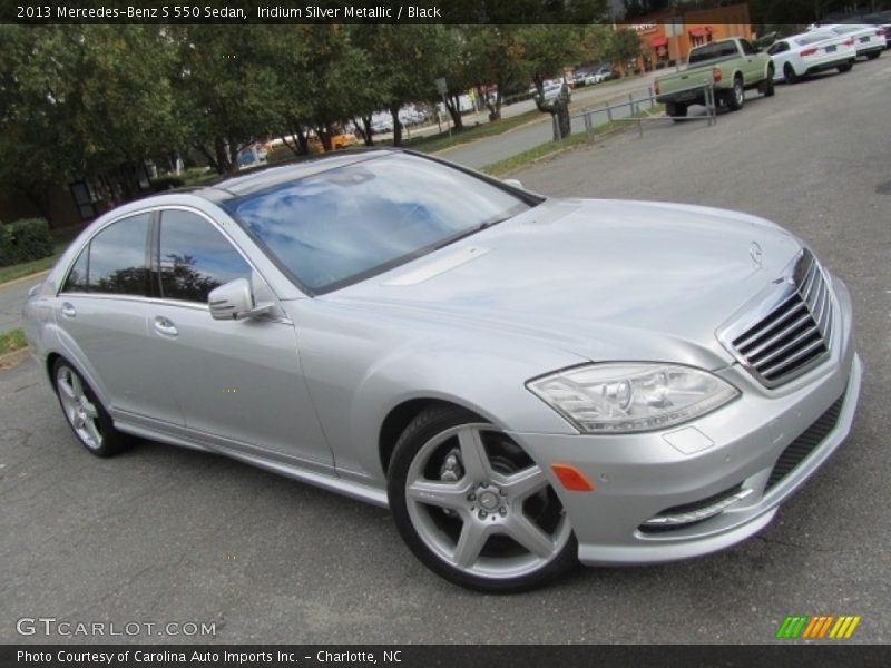 Iridium Silver Metallic / Black 2013 Mercedes-Benz S 550 Sedan