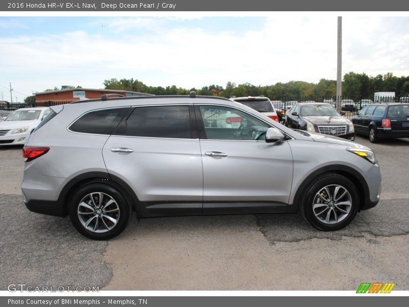 Deep Ocean Pearl / Gray 2016 Honda HR-V EX-L Navi