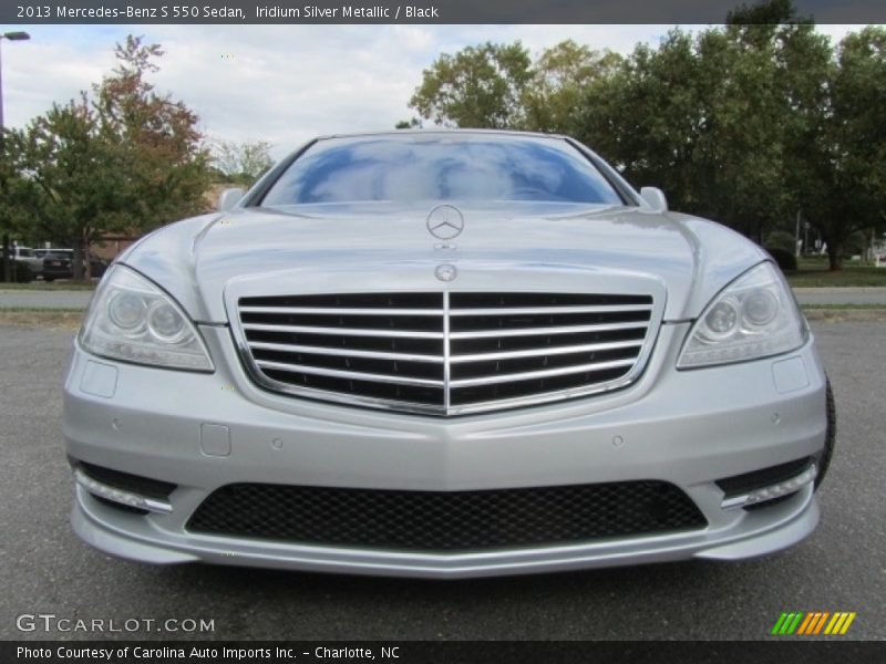 Iridium Silver Metallic / Black 2013 Mercedes-Benz S 550 Sedan