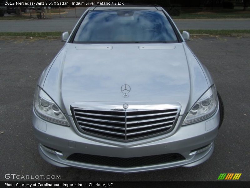Iridium Silver Metallic / Black 2013 Mercedes-Benz S 550 Sedan