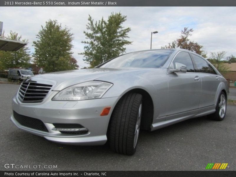 Iridium Silver Metallic / Black 2013 Mercedes-Benz S 550 Sedan