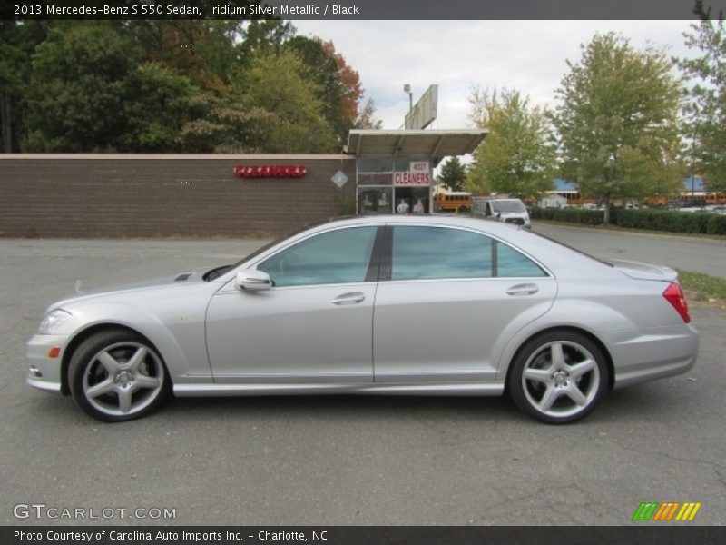 Iridium Silver Metallic / Black 2013 Mercedes-Benz S 550 Sedan