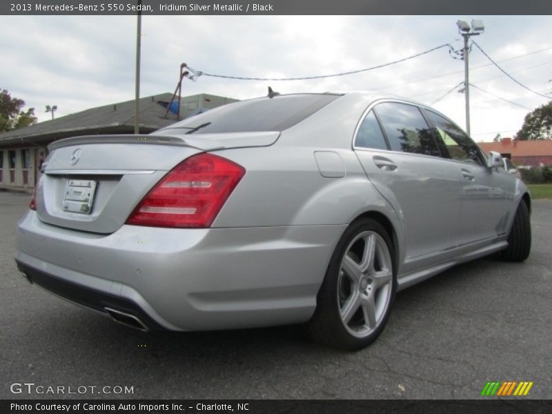Iridium Silver Metallic / Black 2013 Mercedes-Benz S 550 Sedan