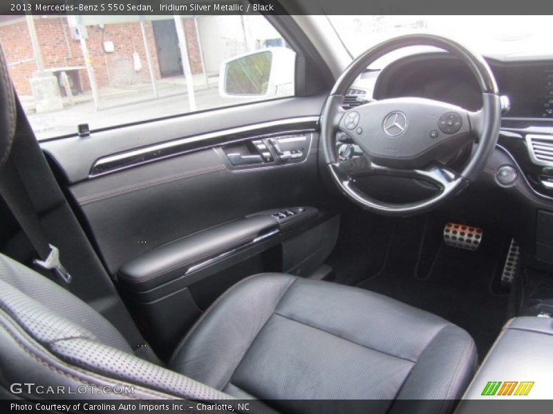 Iridium Silver Metallic / Black 2013 Mercedes-Benz S 550 Sedan