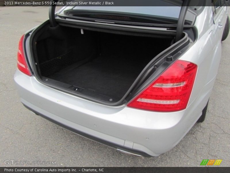 Iridium Silver Metallic / Black 2013 Mercedes-Benz S 550 Sedan