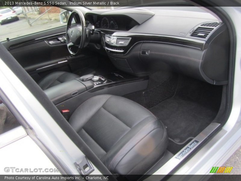 Iridium Silver Metallic / Black 2013 Mercedes-Benz S 550 Sedan