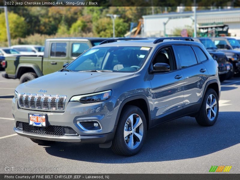 Sting-Gray / Black 2022 Jeep Cherokee Limited 4x4