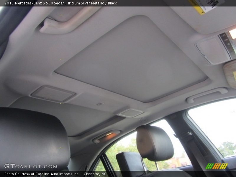 Iridium Silver Metallic / Black 2013 Mercedes-Benz S 550 Sedan