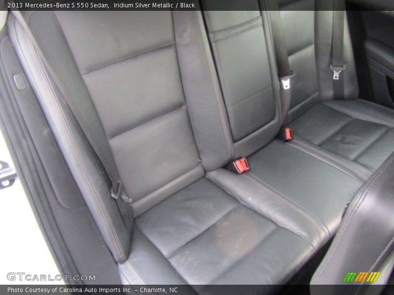 Iridium Silver Metallic / Black 2013 Mercedes-Benz S 550 Sedan