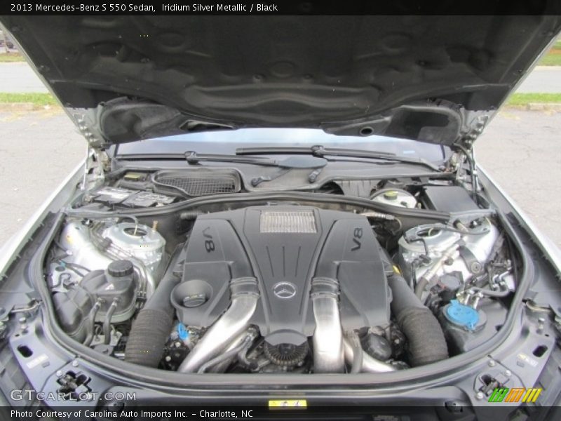 Iridium Silver Metallic / Black 2013 Mercedes-Benz S 550 Sedan
