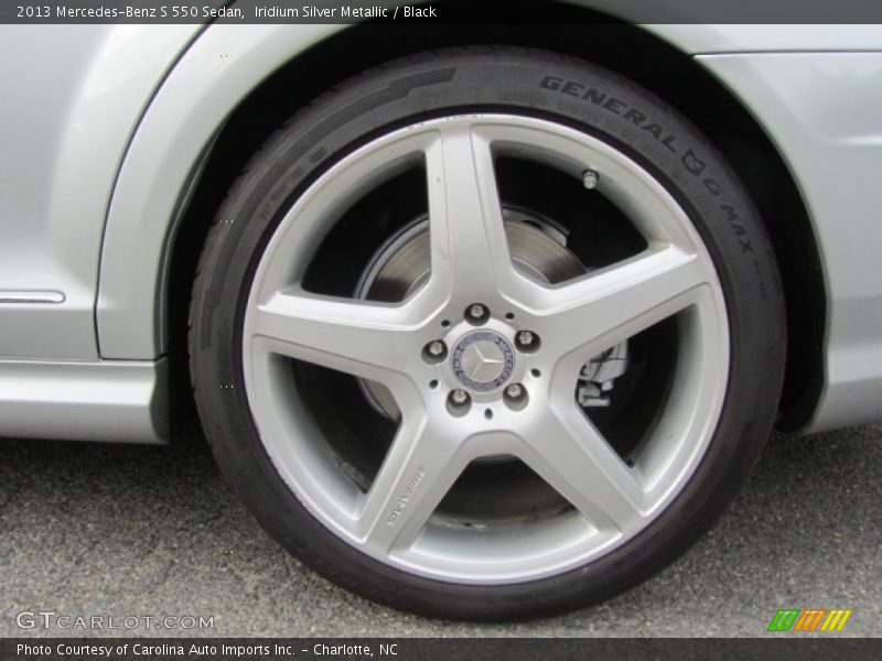 Iridium Silver Metallic / Black 2013 Mercedes-Benz S 550 Sedan