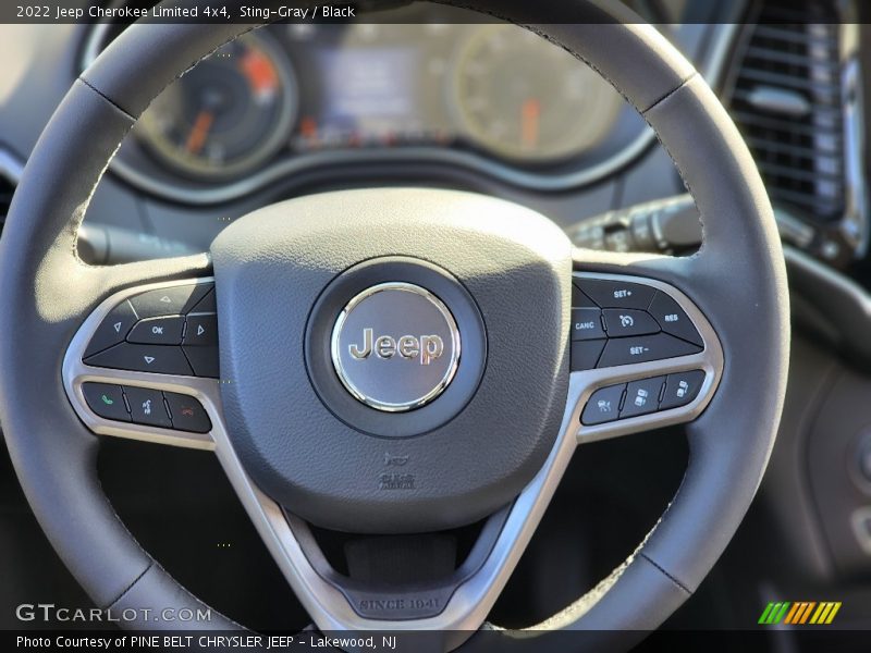 Sting-Gray / Black 2022 Jeep Cherokee Limited 4x4