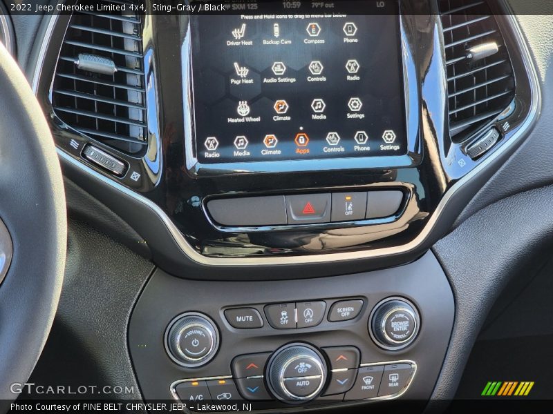 Sting-Gray / Black 2022 Jeep Cherokee Limited 4x4