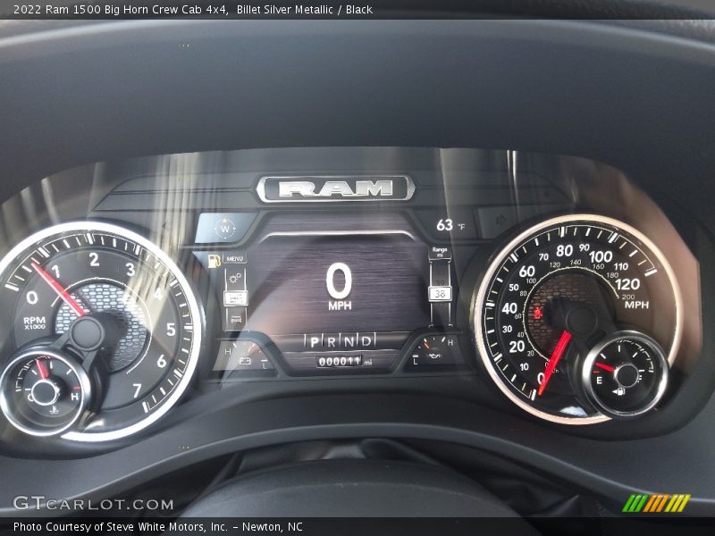 Billet Silver Metallic / Black 2022 Ram 1500 Big Horn Crew Cab 4x4