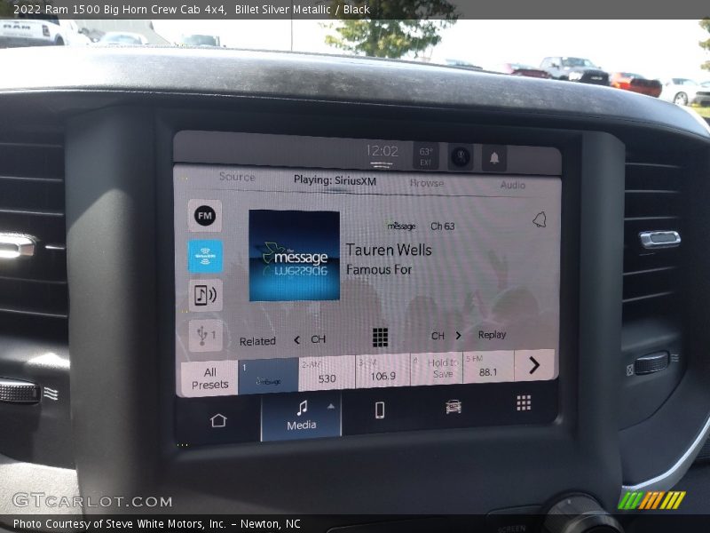 Billet Silver Metallic / Black 2022 Ram 1500 Big Horn Crew Cab 4x4