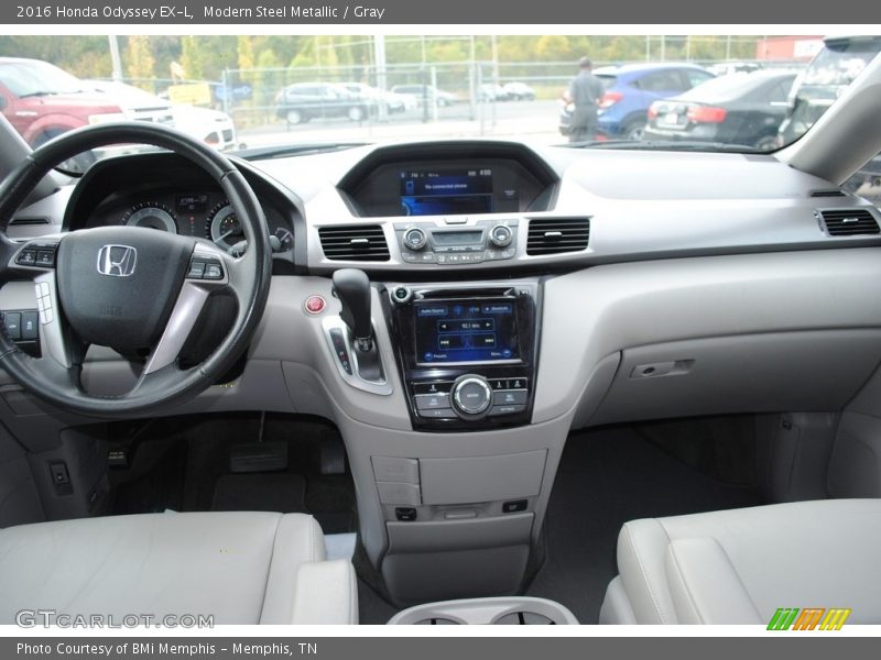 Modern Steel Metallic / Gray 2016 Honda Odyssey EX-L