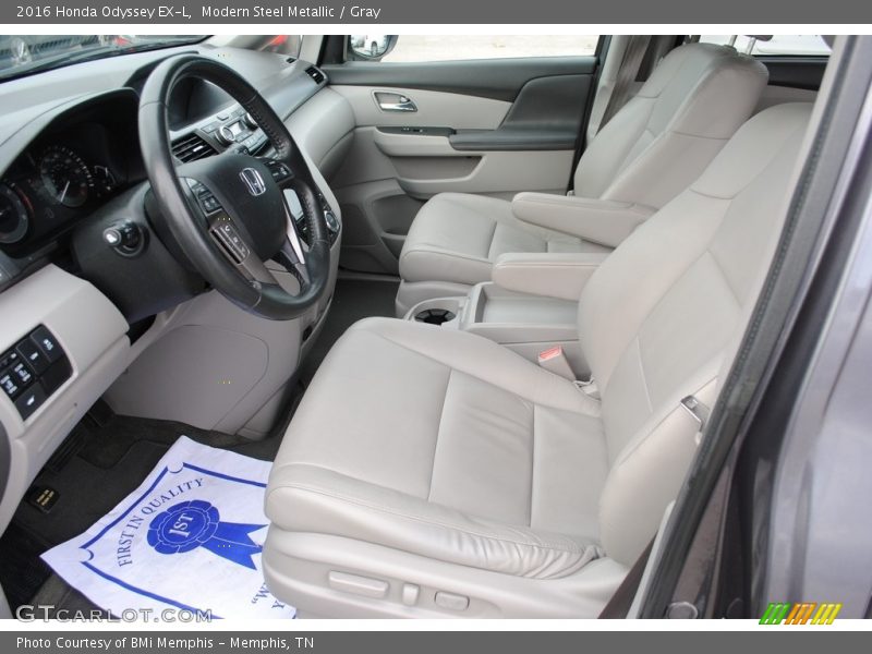 Modern Steel Metallic / Gray 2016 Honda Odyssey EX-L