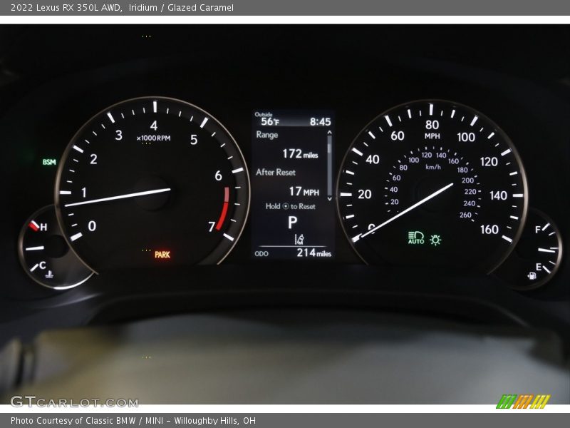 2022 RX 350L AWD 350L AWD Gauges