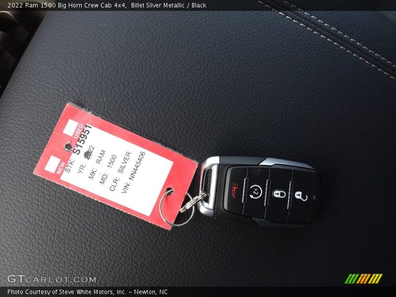 Billet Silver Metallic / Black 2022 Ram 1500 Big Horn Crew Cab 4x4