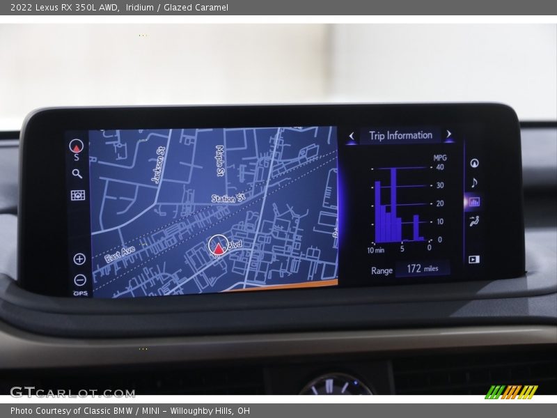 Navigation of 2022 RX 350L AWD
