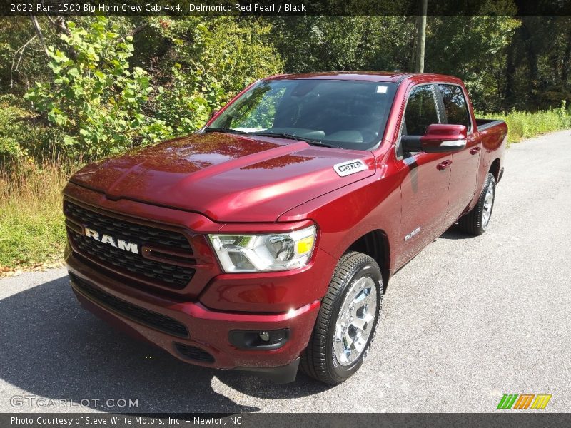 Delmonico Red Pearl / Black 2022 Ram 1500 Big Horn Crew Cab 4x4