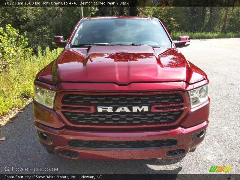 Delmonico Red Pearl / Black 2022 Ram 1500 Big Horn Crew Cab 4x4