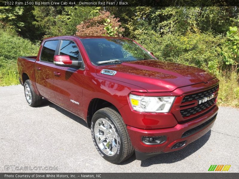 Delmonico Red Pearl / Black 2022 Ram 1500 Big Horn Crew Cab 4x4