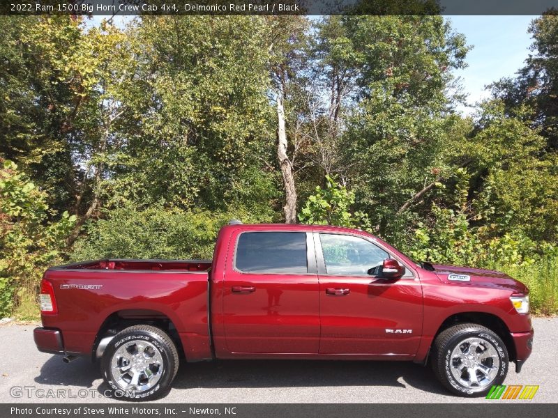 Delmonico Red Pearl / Black 2022 Ram 1500 Big Horn Crew Cab 4x4