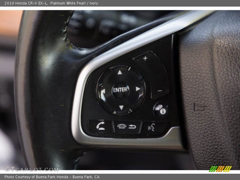 Platinum White Pearl / Ivory 2019 Honda CR-V EX-L
