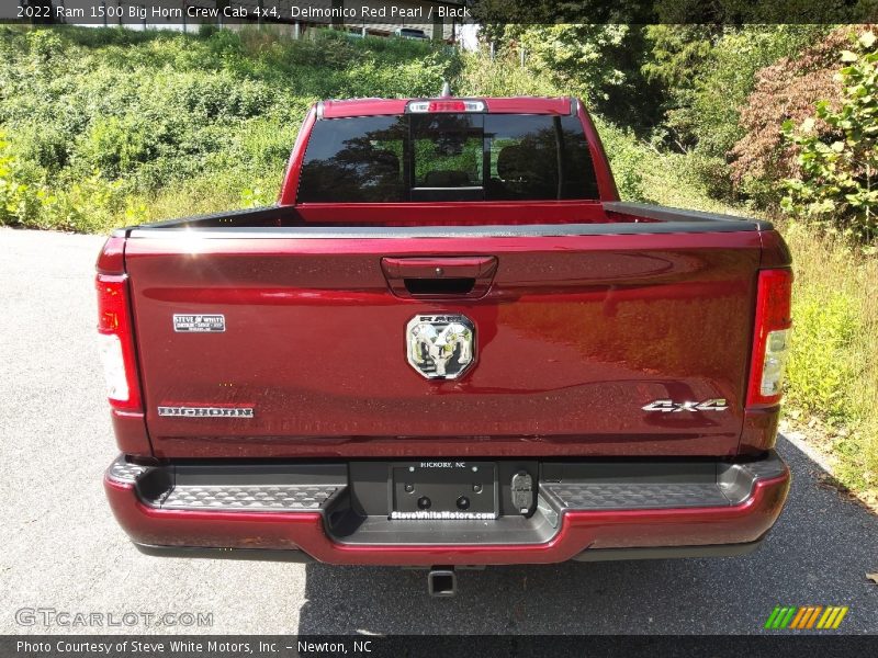 Delmonico Red Pearl / Black 2022 Ram 1500 Big Horn Crew Cab 4x4