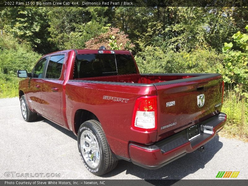 Delmonico Red Pearl / Black 2022 Ram 1500 Big Horn Crew Cab 4x4
