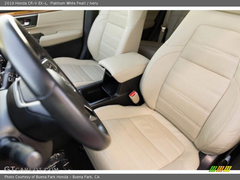 Platinum White Pearl / Ivory 2019 Honda CR-V EX-L