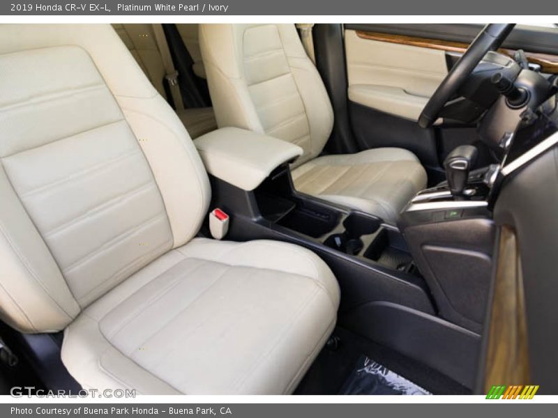 Platinum White Pearl / Ivory 2019 Honda CR-V EX-L